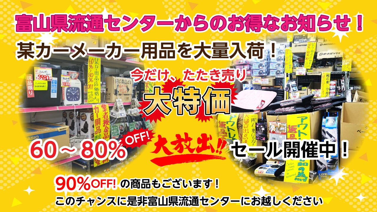 今だけの大特価！